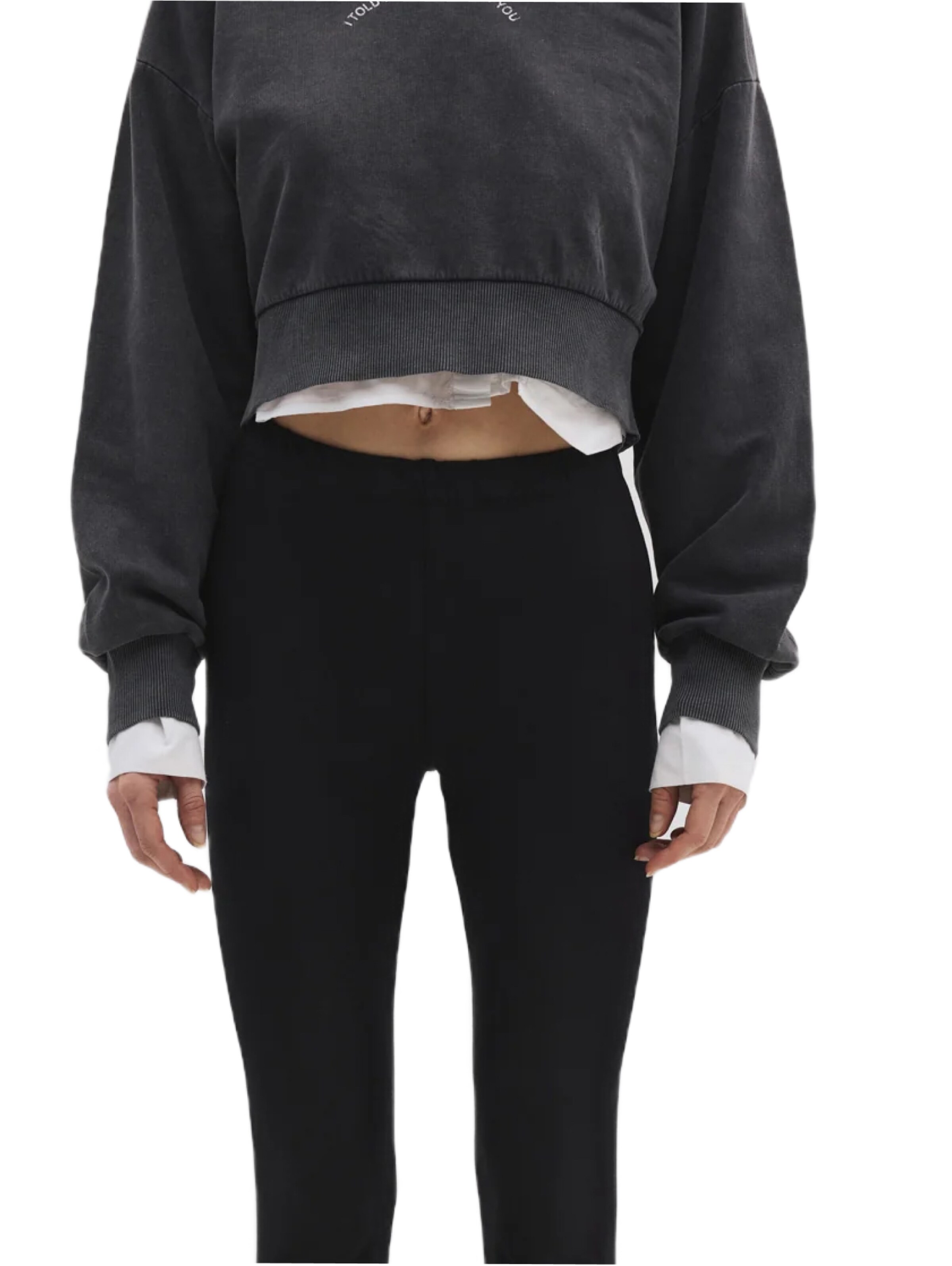 No Matter What Skinny Leggings in Zwart