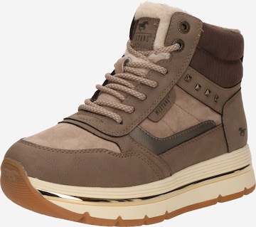 MUSTANG Veterlaarsjes in Bruin: voorkant