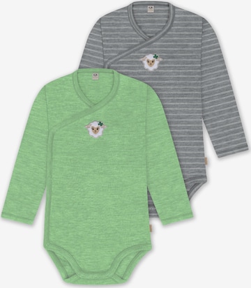 Barboteuse / body normani en gris : devant