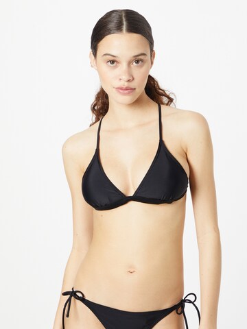 RIP CURL Triangle Bikini top in Black: front