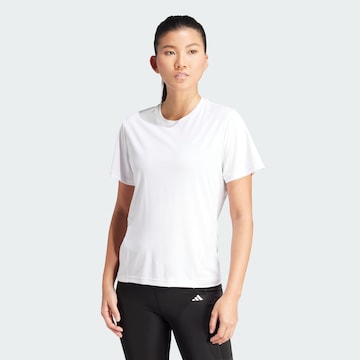 ADIDAS PERFORMANCE Performance shirt in White: front
