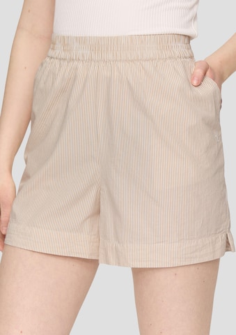 QS - regular Pantalón en beige