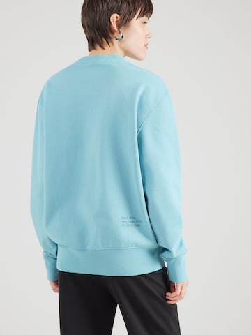 Bluză de molton 'KATE OBSESSION BOYFRIEND' de la Calvin Klein pe albastru