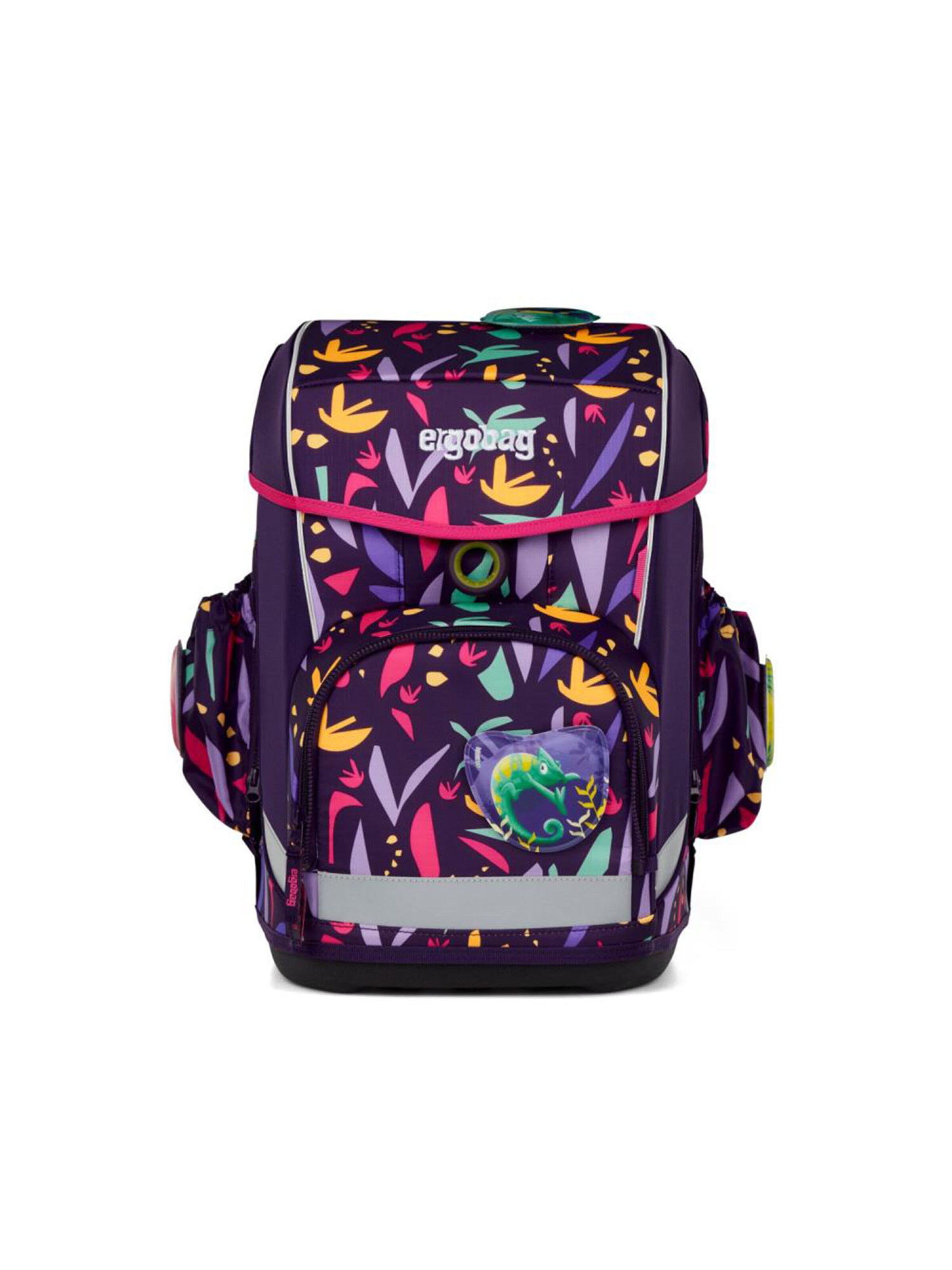 ergobag Backpack 'Cubo Light Schulranzen Set' in Purple