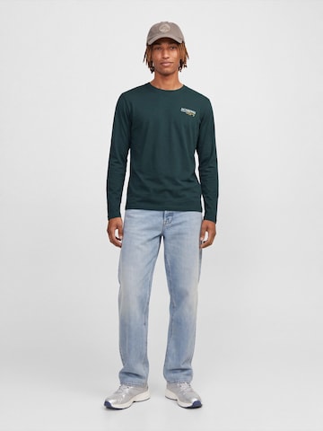 JACK & JONES Tričko 'JJJADE' – zelená