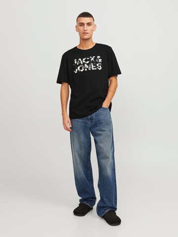 T-Shirt 'JEFF' JACK & JONES en noir