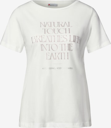 STREET ONE Shirt in Wit: voorkant