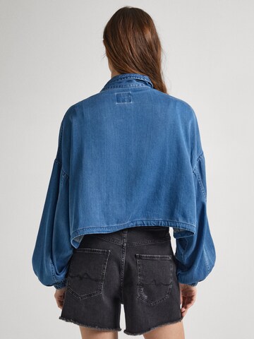 Pepe Jeans Between-Season Jacket 'EVIE' in Blue