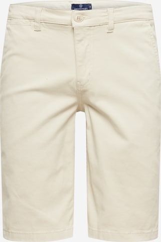 Regular Pantalon chino 'Jonas' Kronstadt en beige : devant