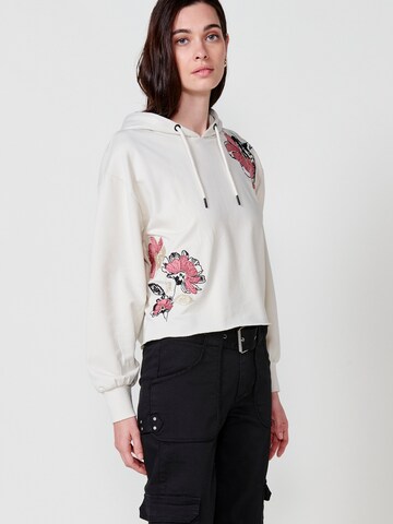 Sweat-shirt KOROSHI en blanc