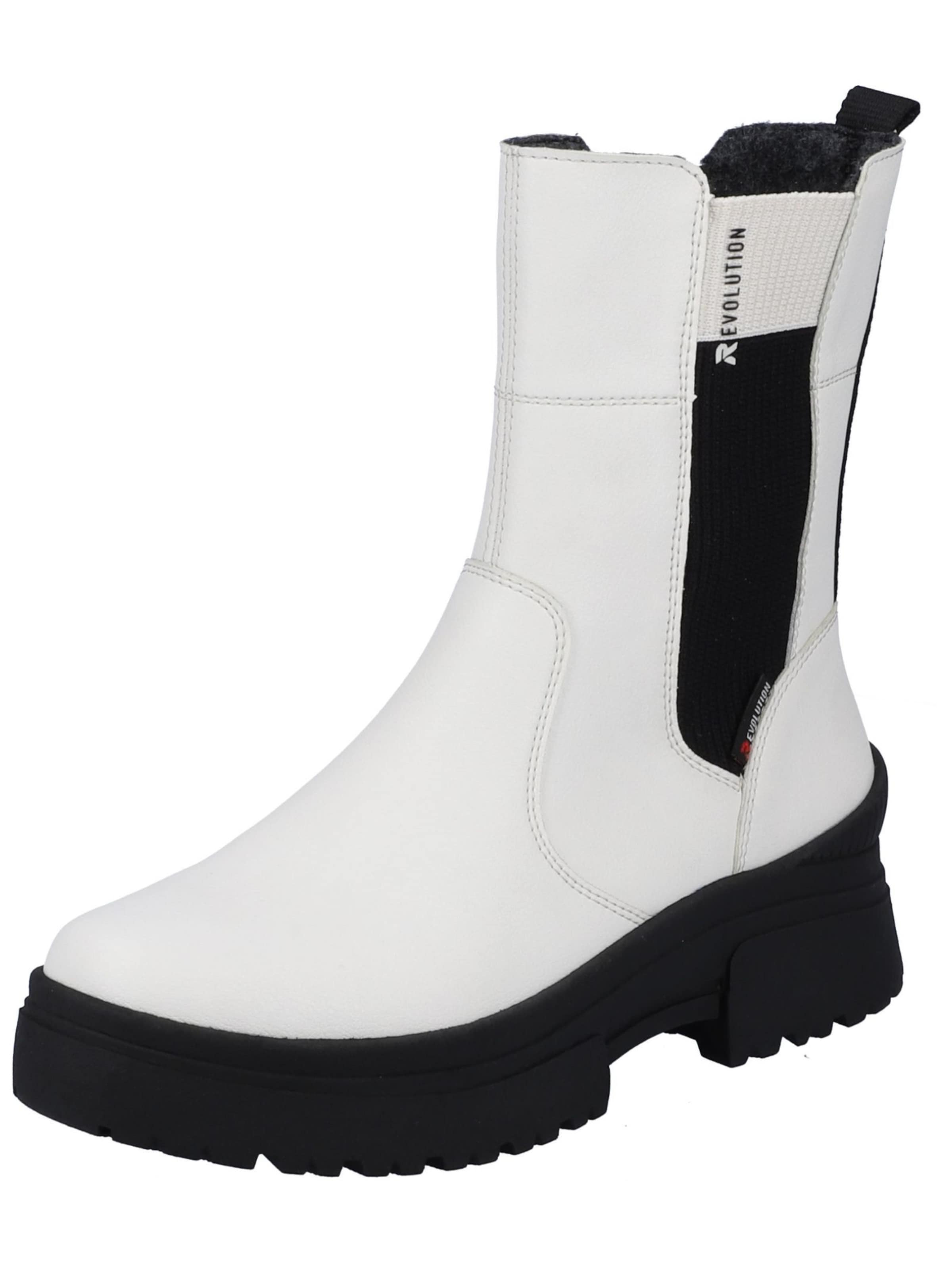 Bottines Rieker en blanc : devant