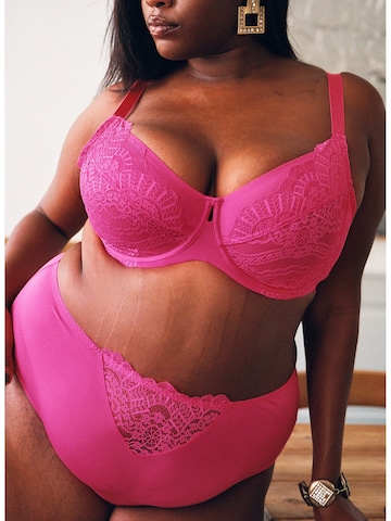 Devoted by Zizzi Бюстгальтер под футболку Бюстгальтер в Ярко-розовый