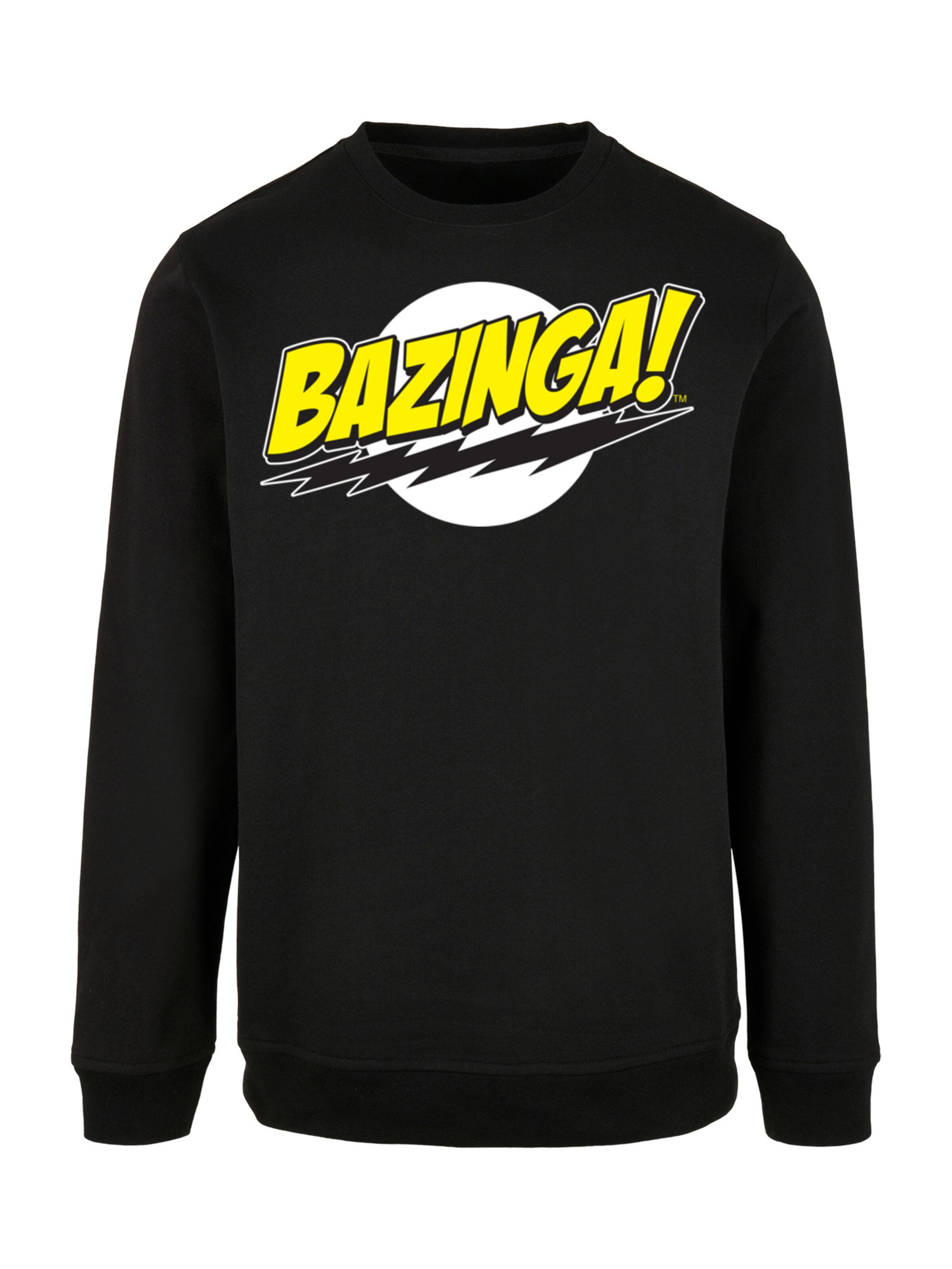 F4NT4STIC Sweatshirt in Black: front