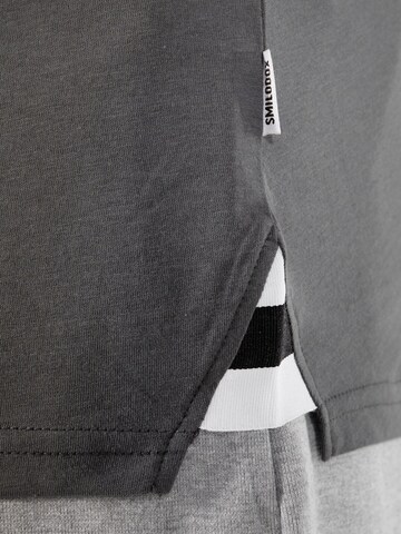 Smilodox Shirt 'Kelvin' in Grau