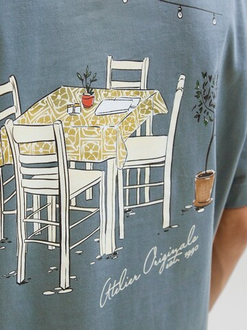 T-Shirt 'JORIslington' JACK & JONES en bleu