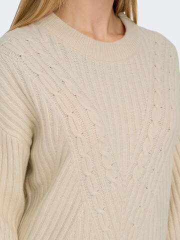 ONLY Knit dress 'ALLIE' in Beige