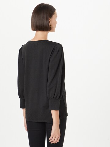 Freequent - Blusa 'BLOND' en negro