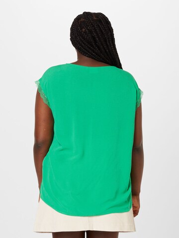 ONLY Carmakoma Blouse in Groen