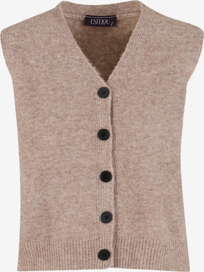 Urban Classics Pletená vesta - hnědý melír, Produkt