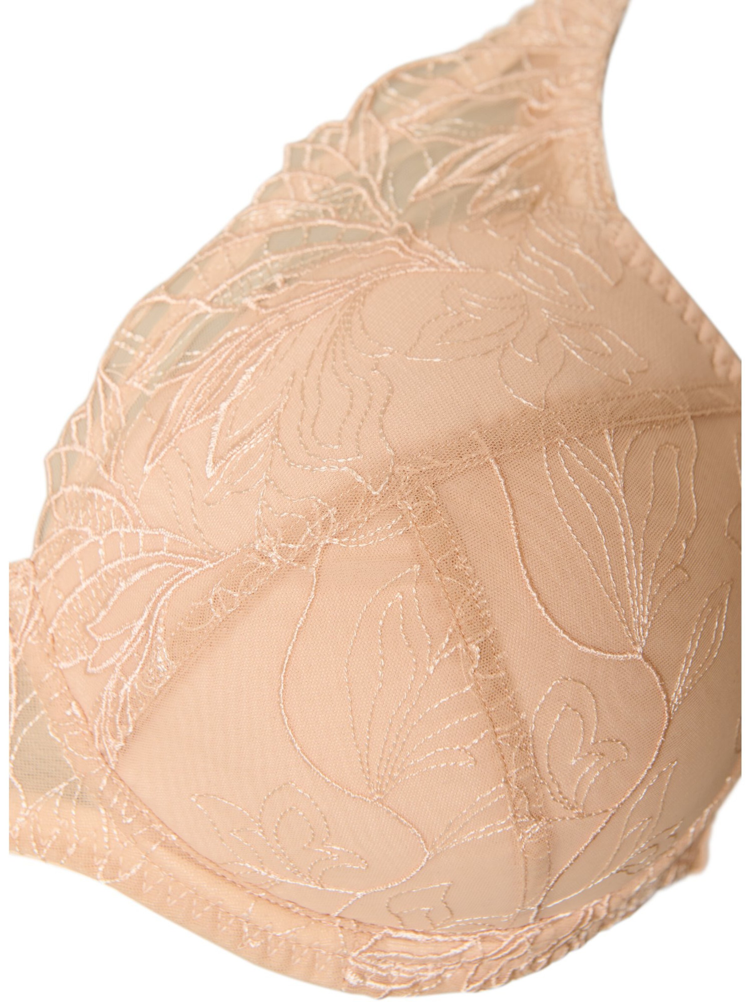 Devoted by Zizzi Classic Bra in Beige