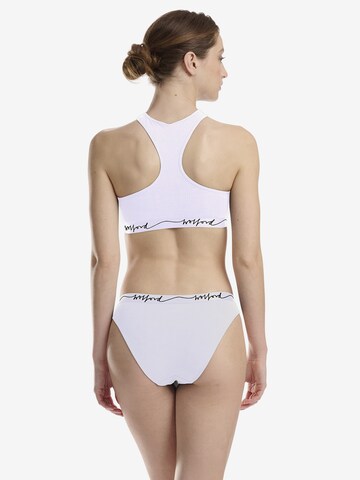 Slip ' Beauty Cotton Bikini ' Wolford en blanc