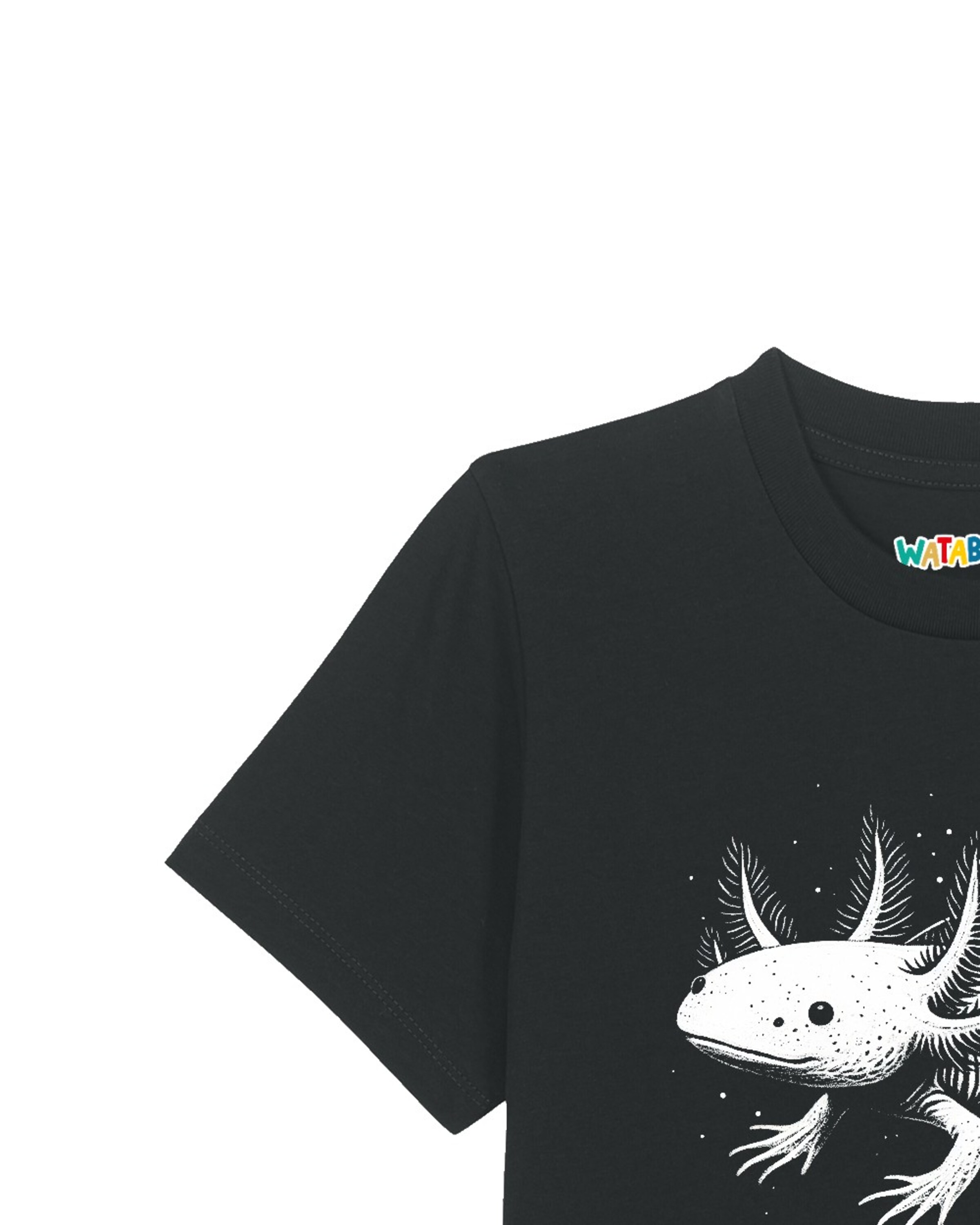 watabout.kids Shirt 'Axolotl' in Black