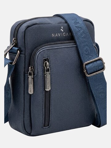 Borsa a tracolla 'Borsa a Tracolla Uomo Navigare - Poliestere Chiusura Zip' di Navigare in blu