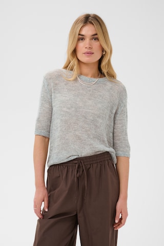 SAINT TROPEZ Pullover 'SabbaraSZ' in Grau: Vorderseite