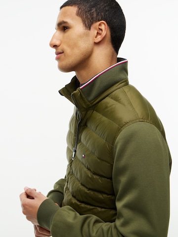 TOMMY HILFIGER Between-Season Jacket 'ESS' in Green