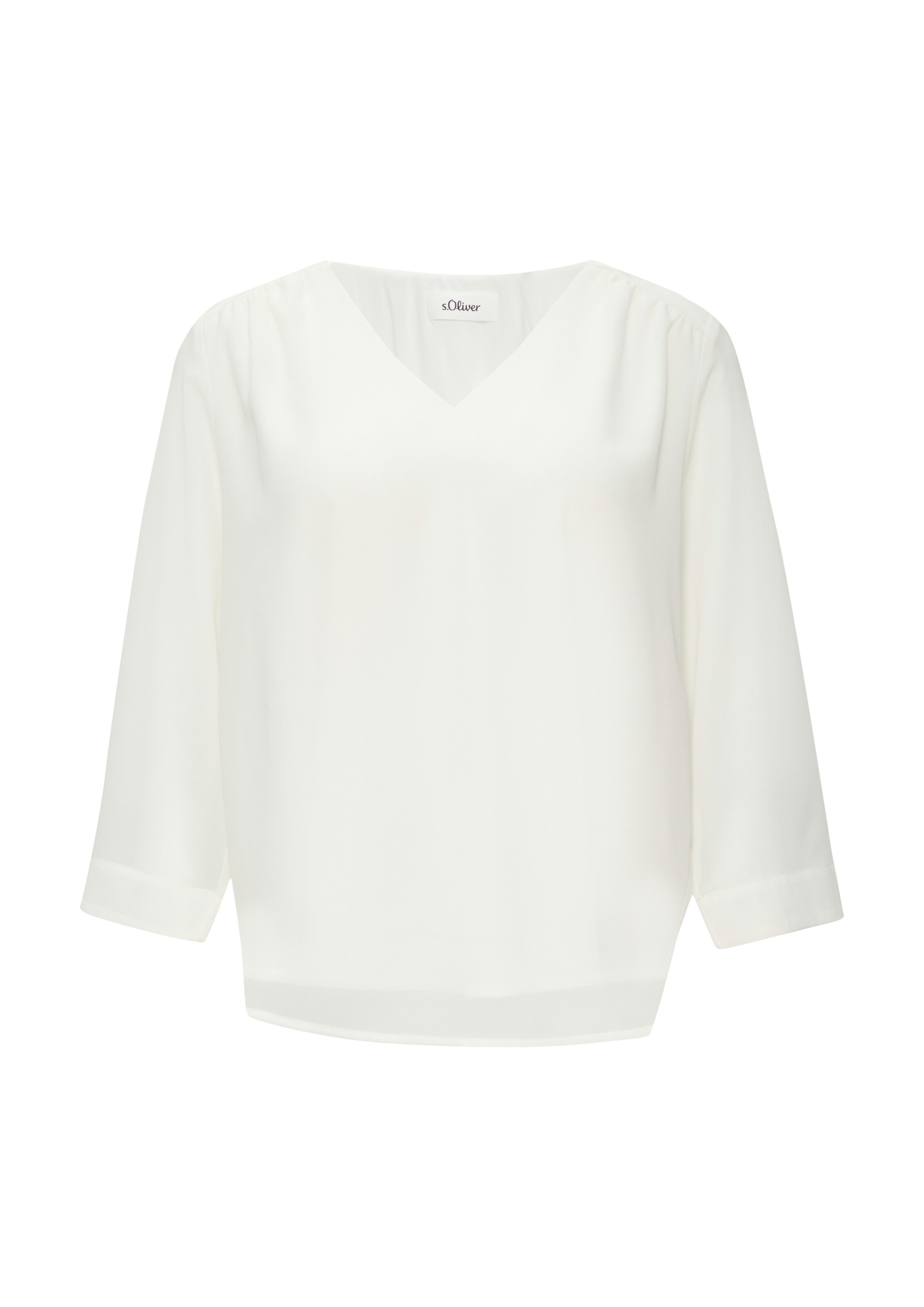 s.Oliver BLACK LABEL Bluse in Beige: Vorderseite