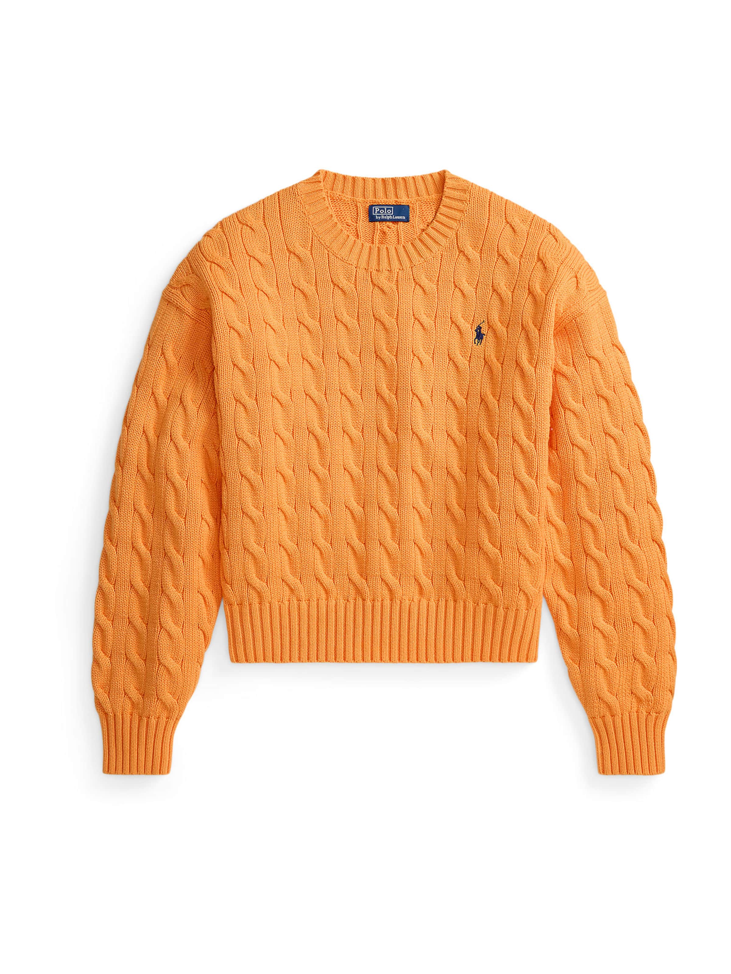 Pull-over Polo Ralph Lauren en orange : devant