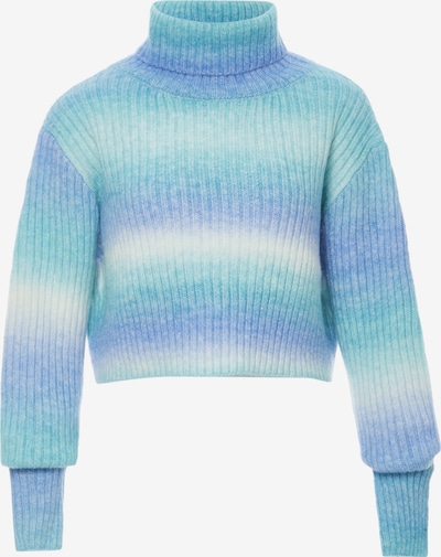 Sidona Pullover in opal / blaumeliert / offwhite, Produktansicht