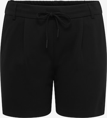 ONLY Carmakoma Regular Pleat-front trousers 'Goldtrash Easy' in Black: front