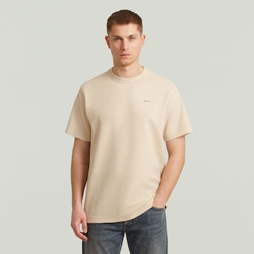 G-STAR T-Shirt in Beige: Vorderseite