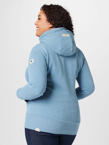 Ragwear Plus Zip-Up Hoodie 'NESKA' in Blue