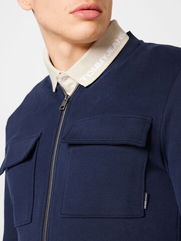 TOM TAILOR DENIM Sweat jacket in Blue