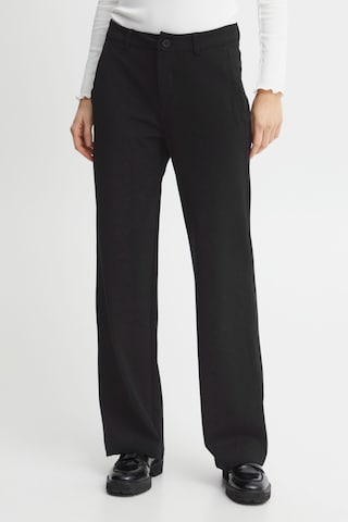 Fransa Loose fit Pants 'Tessa' in Black: front