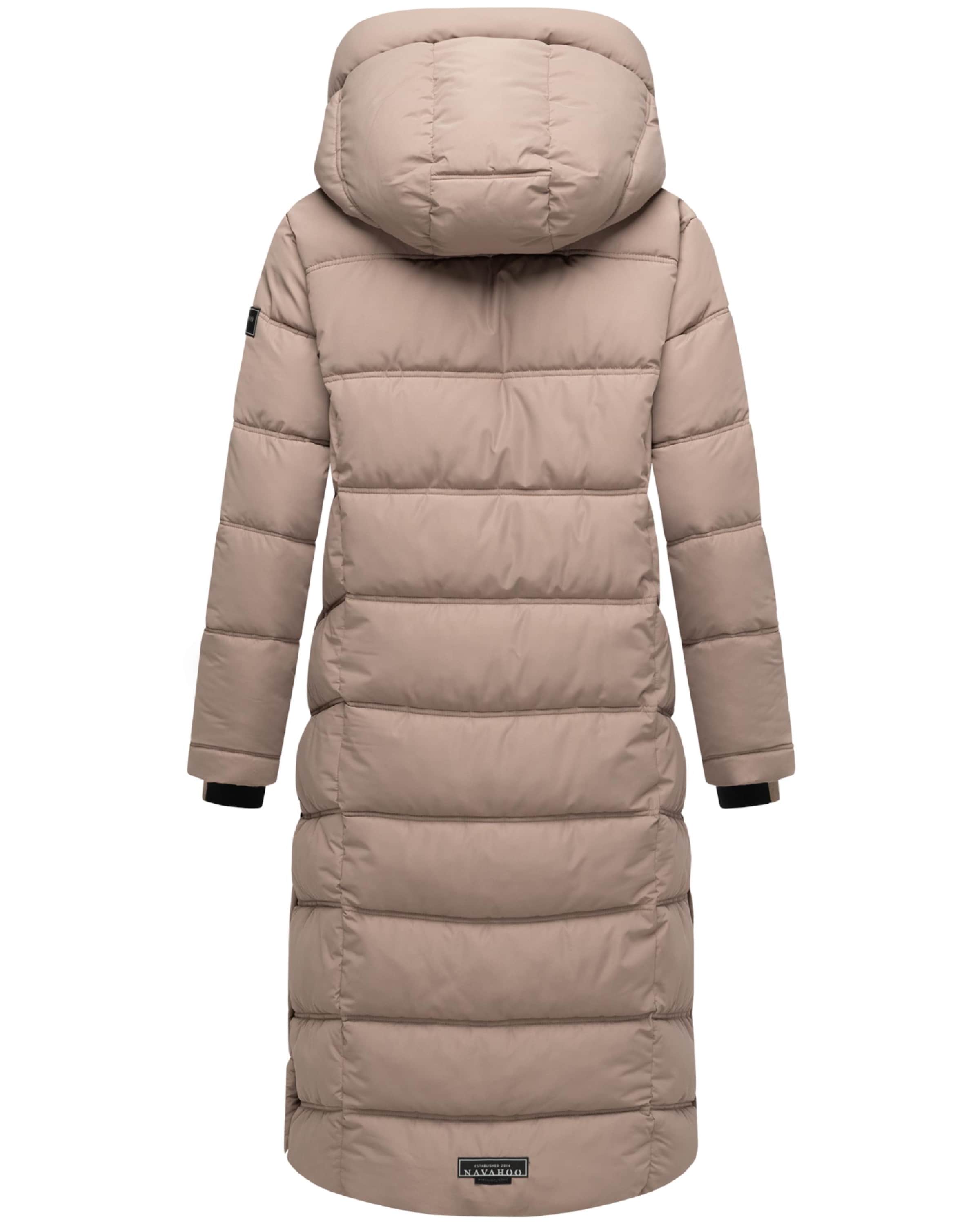 NAVAHOO Wintermantel 'Engelsfeder XIV' in Beige