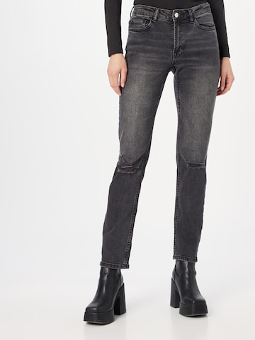 Denim Project Skinny Jeans in Black: front