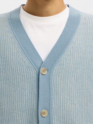 SELECTED Knit Cardigan in Blue