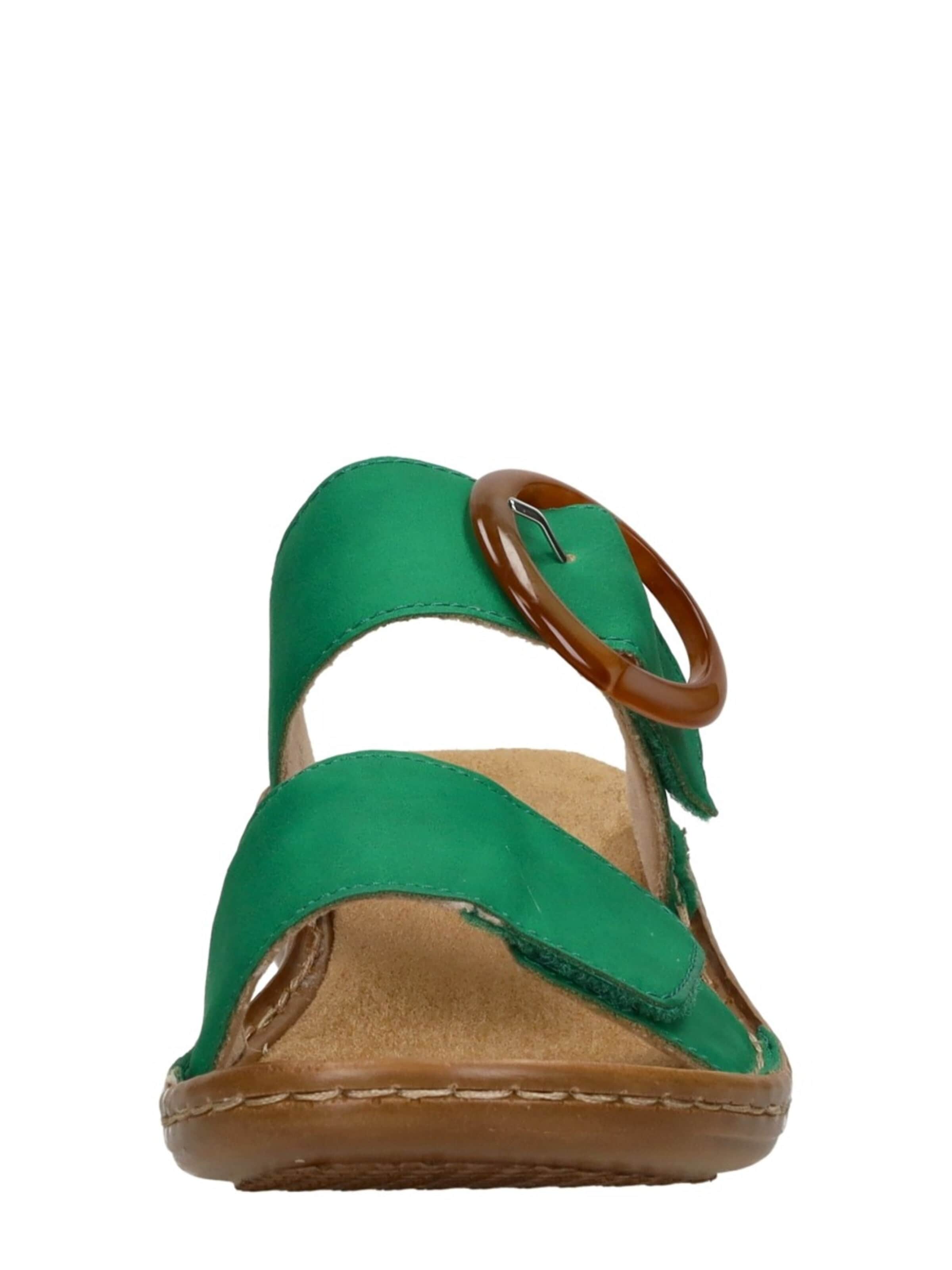 Rieker Huisschoenen 'Open Teen' in Groen