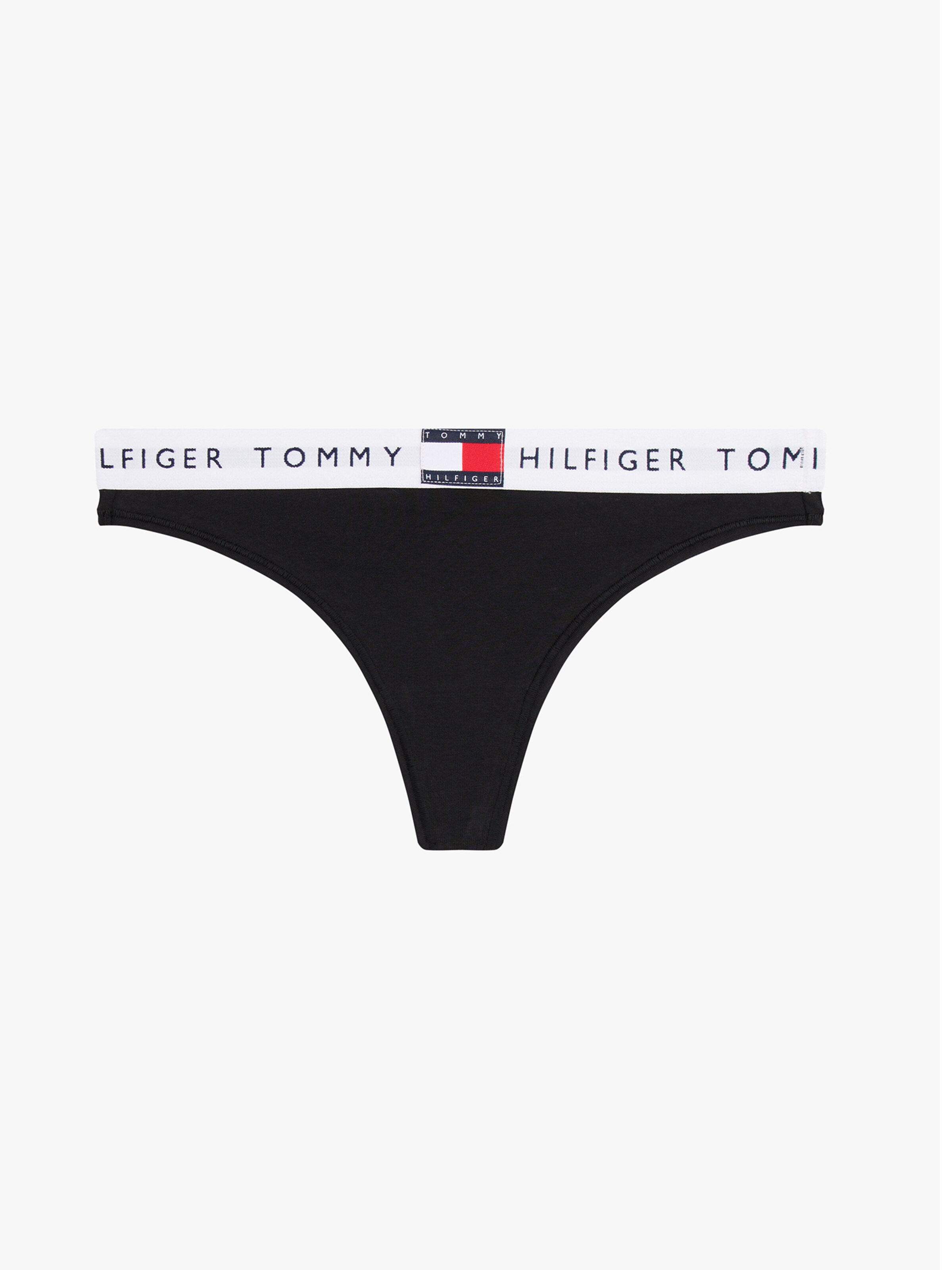 Tommy Hilfiger Underwear Стринги 'Classic' в Черный: спереди