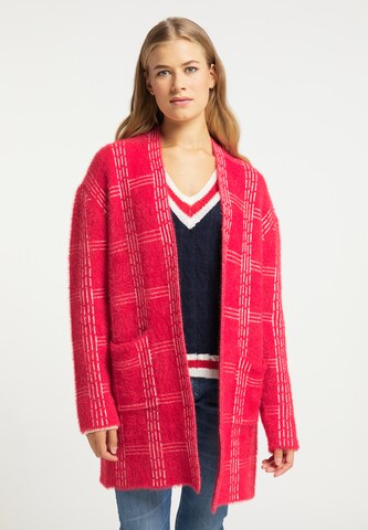 Cardigan usha BLUE LABEL en rose : devant