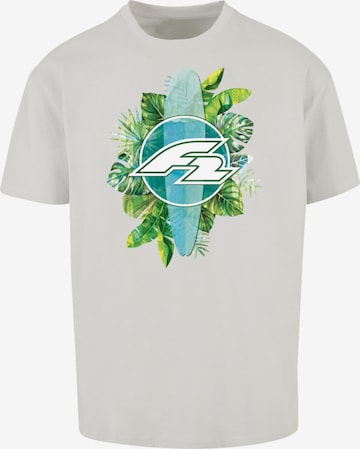 F2 Shirt 'F2 Tropical Surfboards Sommer' in Grey: front