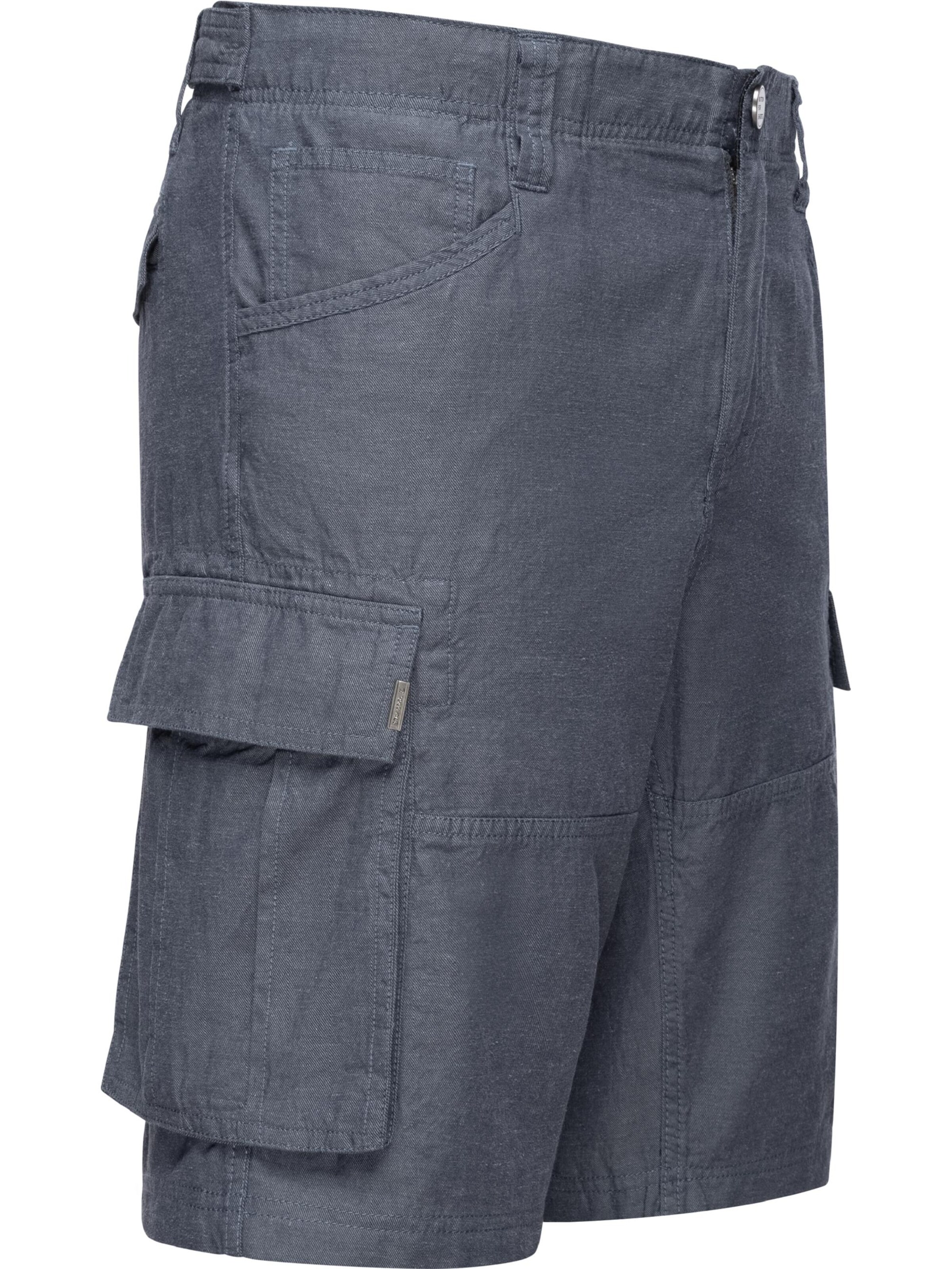 Loosefit Pantalon cargo 'Merly' Ragwear en bleu : devant