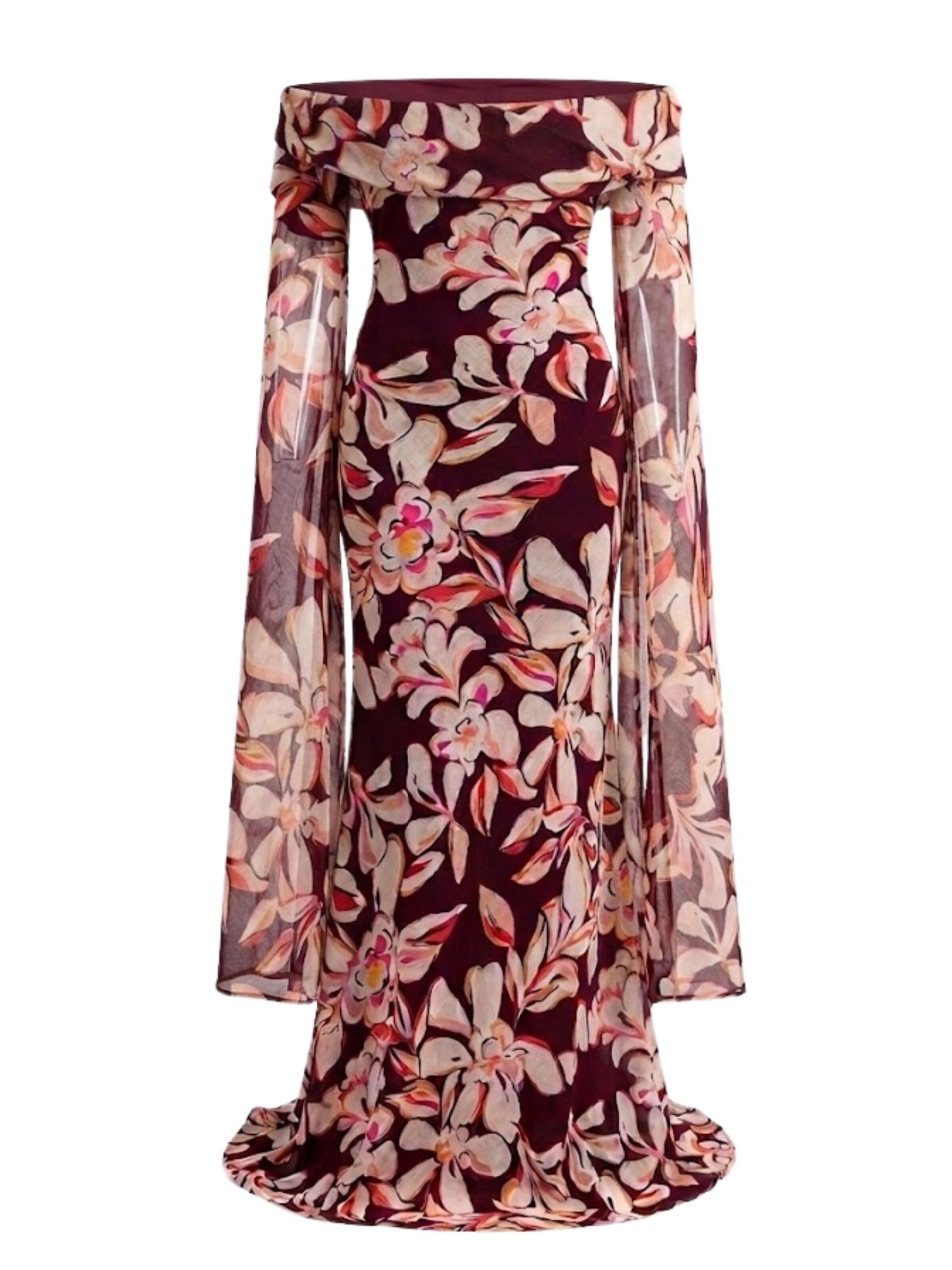 Abito da cocktail 'Habarana' di Nisia PartyWear in rosso: frontale