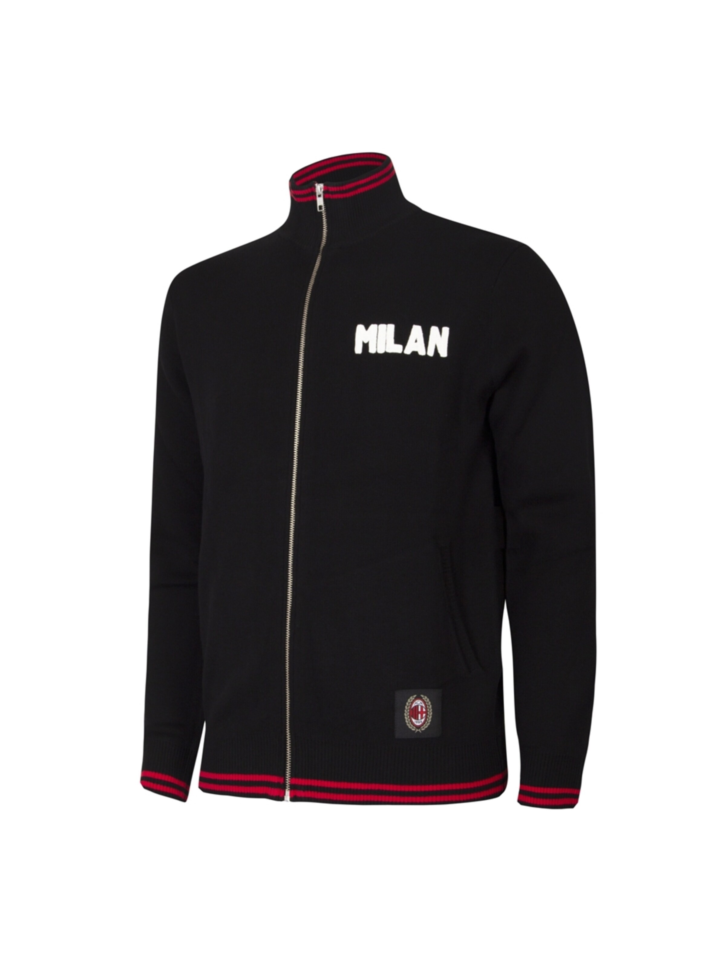 COPA FOOTBALL Sportjas 'AC Milan 1960's' in Zwart: voorkant