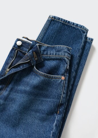 MANGO Široke hlačnice Kavbojke 'Elodi' | modra barva