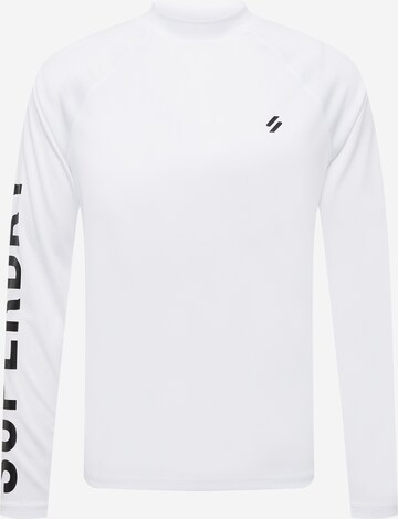 Superdry Performance Shirt in White: front