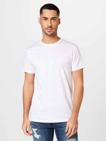 BURTON MENSWEAR LONDON Majica 'Mercerised' | bela barva: sprednja stran